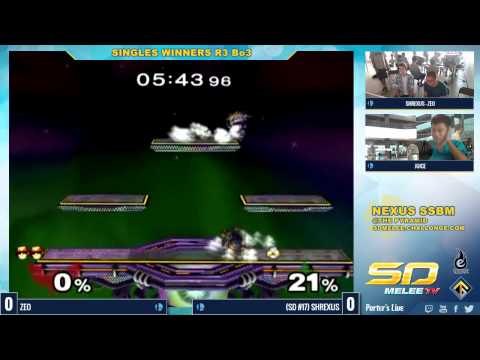 Nexus - Zeo (Falcon) vs Shrexus (Sheik) - SSBM Winners R3