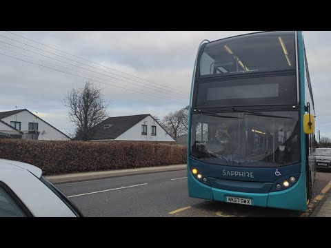 Arriva Northumbria 7505 NK57GWX ADL E400 Trident 2 X7 Newcastle