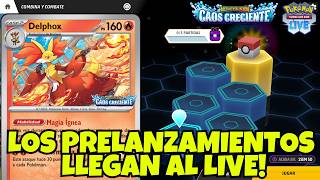 ¡LOS PRELANZAMIENTOS LLEGARON AL LIVE! [ POKEMON TCG LIVE ] [ STANDARD ] [ CAOS CRECIENTE ]
