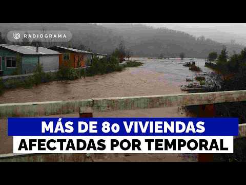 Los estragos del Sistema Frontal: Más de 80 viviendas afectadas en el BioBío