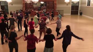 Handsome Young Maids contra dance by Sue Rosen (tune &quot;Pretty Little Dog&quot;)