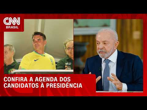Confira a agenda de Flávio Bolsonaro e Lula | CNN NOVO DIA