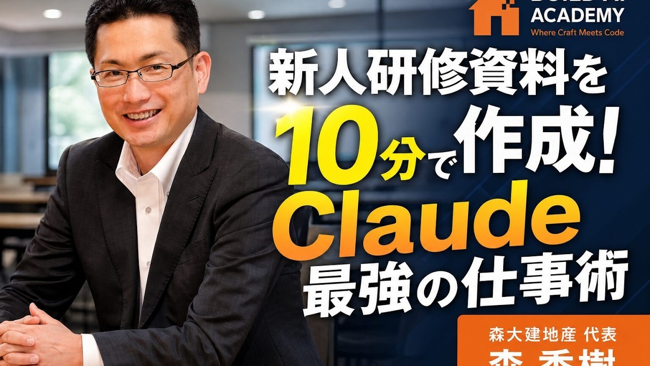 資料を10分で作成！Claude最強の仕事術