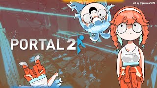  - 【PORTAL 2】Portaling with mommy kiwawa prat #2【Kobo x Kiara】