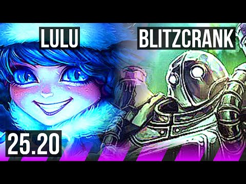 LULU & Jinx vs BLITZCRANK & Kai'Sa (SUP) | KR Diamond | 25.20