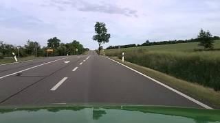 preview picture of video 'Im VW Passat TS B1 durch die Senke auf der B247'