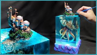 The Abyssal Mansion of Dreadtopus | AmazingTrungX DIY Resin Diorama