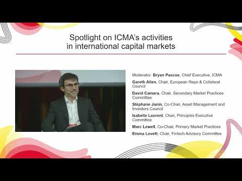 Spotlight on ICMA's activities in international capital markets