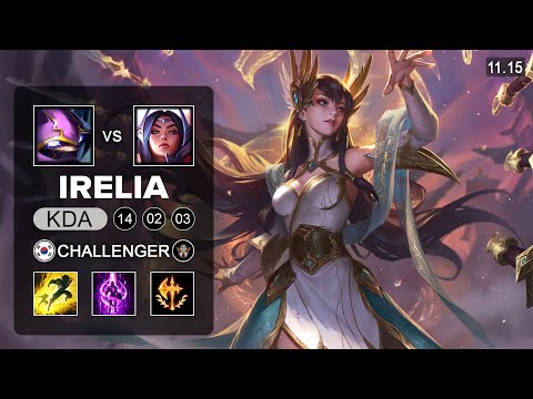 Nuguri Irelia Top vs Kennen - KR Challenger Patch 11.15