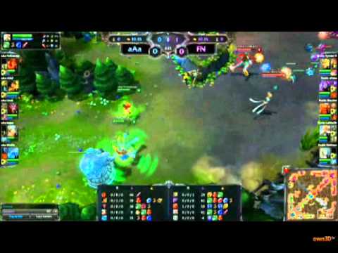 League of Legends Season One Championship Day 3 FnaticMSI Vs aAa  (Part 1)