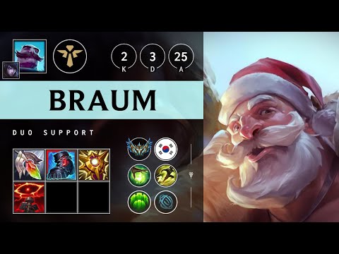 Braum Support vs Elise - KR Challenger Patch 25.21