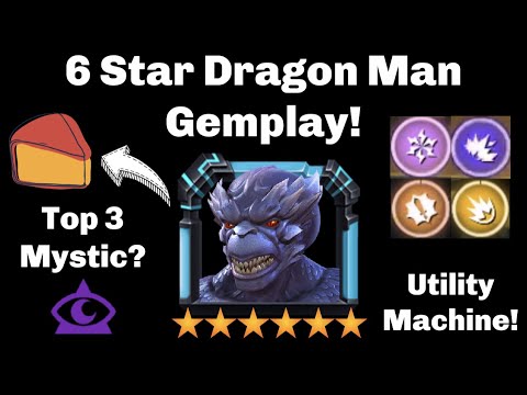6 Star Rank 2 Dragon Man Gameplay (ROL, Rifts, Act 6 & 7, Variant 7) - Marvel Contest of Champions