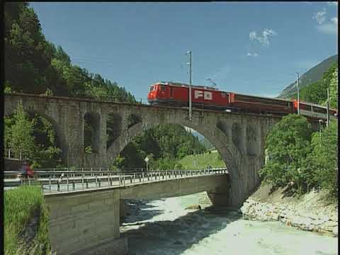 Swiss Railway Journeys - Glacier Express - Part 1 - Zermatt-Brig-Disentis