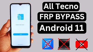 All Tecno 2024 Android 11 Frp Bypass New Update Method Without Pc | Remove Google Account Lock