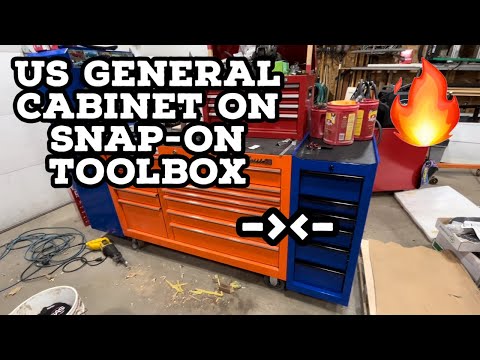 US General End Cabinet Series 3 On Snap-On Toolbox