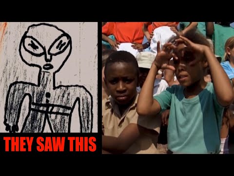 Alien Ship Landing in African School: Over 60 Children Witness It