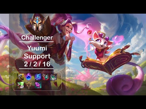 [4K] Challenger Yuumi Support (2/2/16) Ep.906