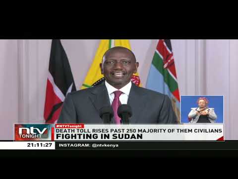 President Ruto warns that conflict in Sudan may mutate to unprecedented humanitarian crisis