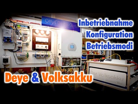 Deye Hybrid Inverter & Volksakku: From installation to grid connection! ☀️🤗
