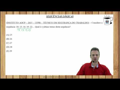 E0183 - INSTITUTO AOCP - 2015 - UFPB - SEQUÊNCIAS LÓGICAS (www.gurudamatematica.com.br)