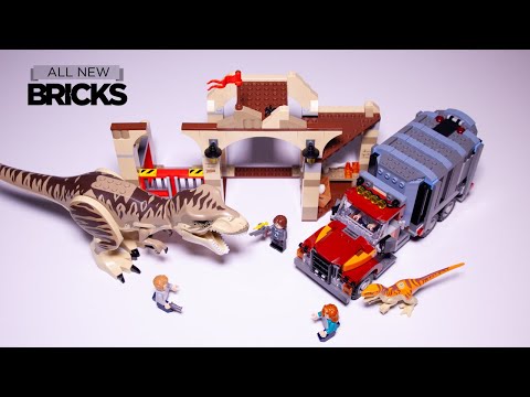 Vidéo LEGO Jurassic World 76948 : L’évasion du T. rex et de l’Atrociraptor