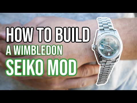 How to build a 40mm Silver Wimbledon Dial Seiko Mod