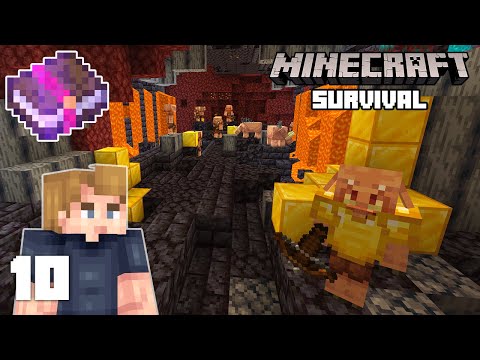 Minecraft: Easy Mending & Bastion Raid! - 1.18 Survival Let's play | Ep 10