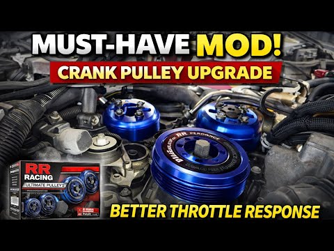 The RR Racing Ultimate Crank Pulley kit is a MUST HAVE for your Lexus GS-F, RC-F, IS-F, and IS500!!
