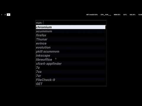 MNT Reform 2.0: HDMI capture of application usage on June 1st, 2020