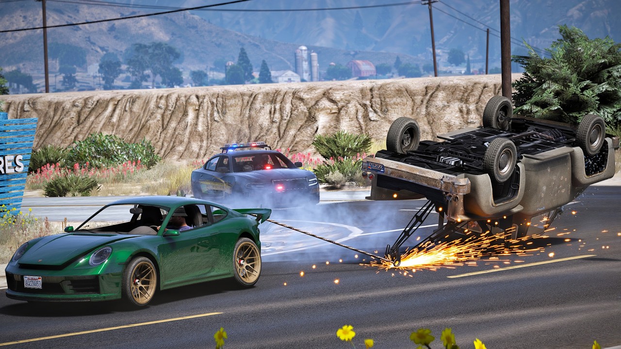 He Did NOT Want To Be Towed in GTA RP
