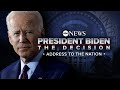 LIVE: Pres. Biden addresses the nation for the first time since dropping out of 2024 race