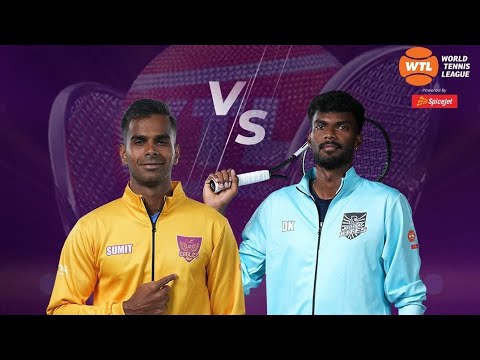 Sumit Nagal vs Dhakshineswar Suresh | EAGLES vs KITES | WORLD TENNIS LEAGUE FINAL