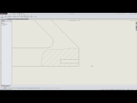 Вырыв детали solidworks на чертеже