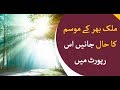 Pakistan S Detailed Weather Report