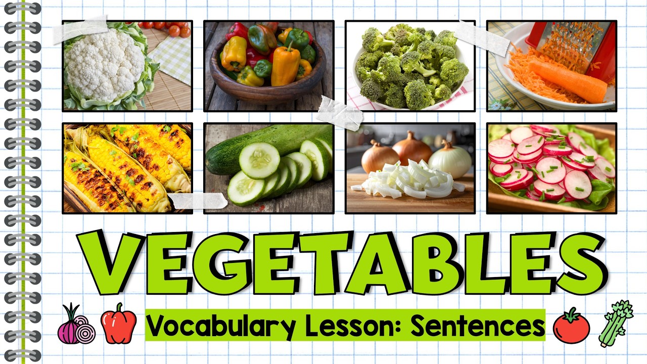 Vocabulario en Inglés: Los Vegetales - Parte 2 | Vegetables