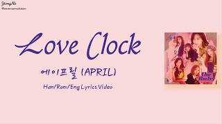 [Han/Rom/Eng]Love Clock - 에이프릴 (APRIL) Lyrics Video