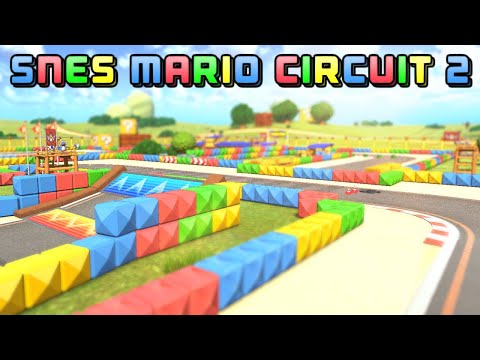 SNES Mario Circuit 2 - Mario Kart 8 Deluxe Custom Track