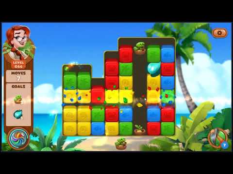 Lost Island Blast Adventure Level 644 - NO BOOSTERS 🏝️ | SKILLGAMING ✔️