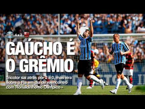Grêmio 4 x 2 Flamengo - Narração: Pedro Ernesto Denardin (Rádio Gaúcha) - Brasileirão 2011