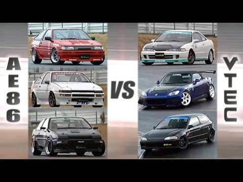 [ENG CC] VTEC Club vs. AE86 Hachiroku Club HV55
