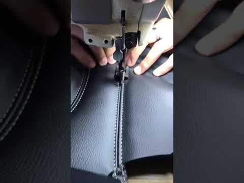 Juki Machine Twin Needle with 30mm kain folder sewing machine.