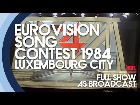 EUROVISION SONG CONTEST 1984 FULL SHOW (AS BROADCAST) LUXEMBOURG CITY, LUXEMBOURG (RTL TELEVISION)