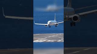 Download lagu INREDIBLE Crosswind Landing at Madeira #crosswinds mp3