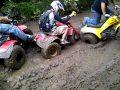 Mud action on three wheelers 