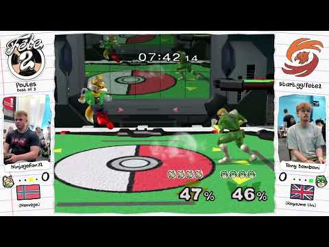 Fête 2 - NinjagoFan72 (Fox) vs. Tony Bomboni (C. Falcon) - Melee Singles Pools