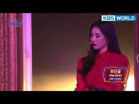 Sunmi, Seulgi and Lee Daehwi Wannaone with Heroine and Sunmi with Siren at KBS Gayo Daechukje 2018