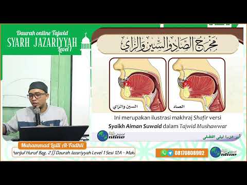 Daurah Jazariyyah Level 1 Sesi 12A - Makharijul Huruf Bag. 2