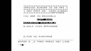 Around Europe in 80 Hours for the ZX81