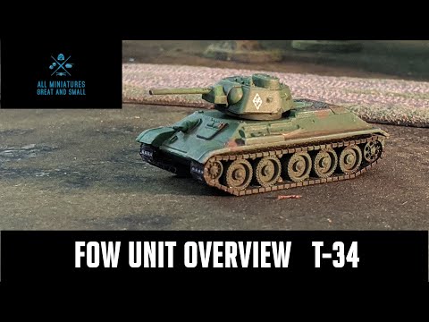 Flames of War Unit Overview - Soviet Bagration T-34