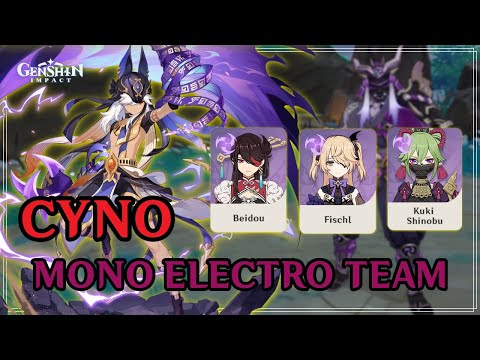 Cyno Mono Electro Team Comp - Fischl, Beidou and Kuki Shinobu